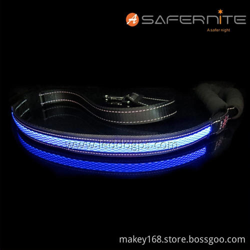 Night Safety Adjustable Illuminated Led Dog Leash